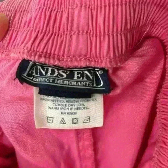 Lands End Girls Size 12 Pink Skort Stretch Button - Picture 6 of 6